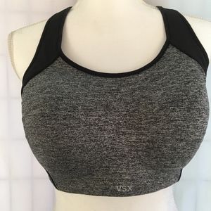 Victoria's Secret VSX Sports Bra 36DD Gray